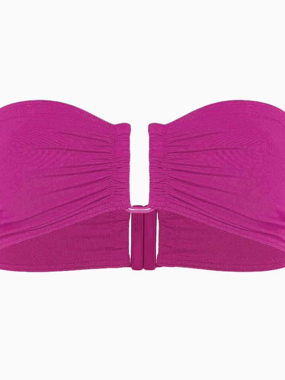 Eres pink/magenta strapless bikini top